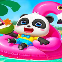 Baby Panda Summer Vacation