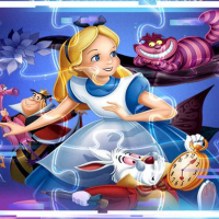 Alice in Wonderland Match3 Puzzle