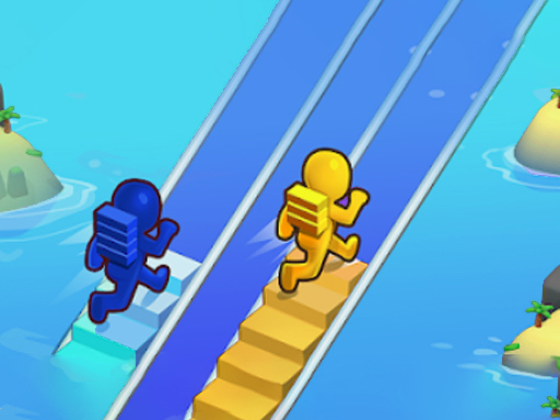 Bridge Ladder Race Stair game Online