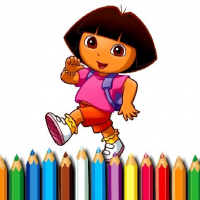 BTS Dora Coloring Book