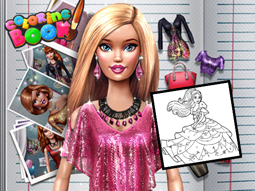 Coloring Book for Barbie Online