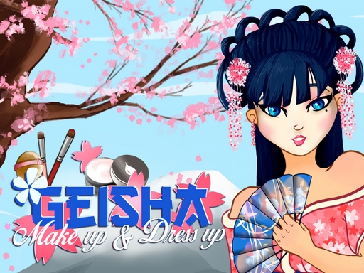 Geisha make up and dress up Online