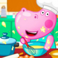 Hippo Cooking School: Game for Girls
