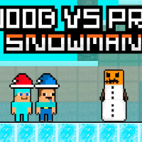 Noob vs Pro Snowman