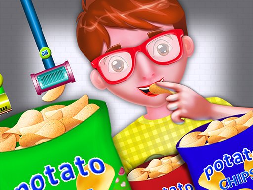 Potato Chips Food Factory Game Online