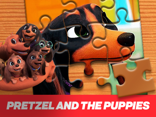Pretzel and the puppies Jigsaw Puzzle Online