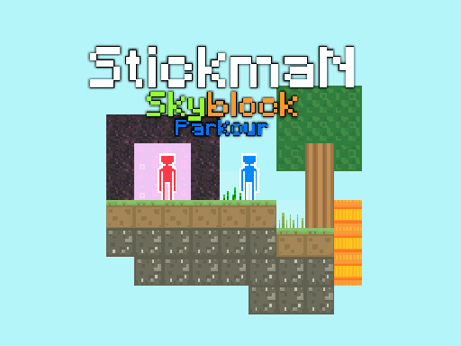Stickman Skyblock Parkour Online
