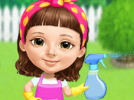 Sweet Baby Girl Cleanup Messy House Online