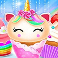 Unicorn Mermaid Cupcake Cooking Design - Creative 